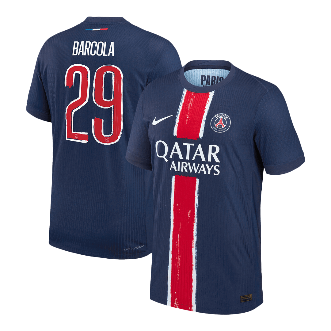 BARCOLA #29 PSG Home Player Version Jersey - UCL - gogoalshop