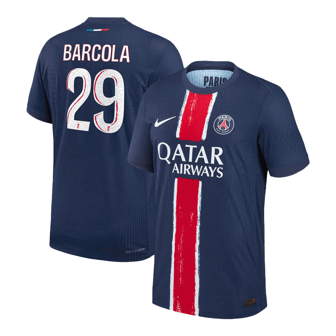 BARCOLA #29 PSG Home Player Version Jersey - gogoalshop