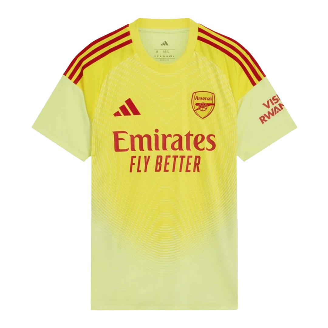 Arsenal Goalkeeper Soccer Jersey 2025/26 Yellow - gogoalshop