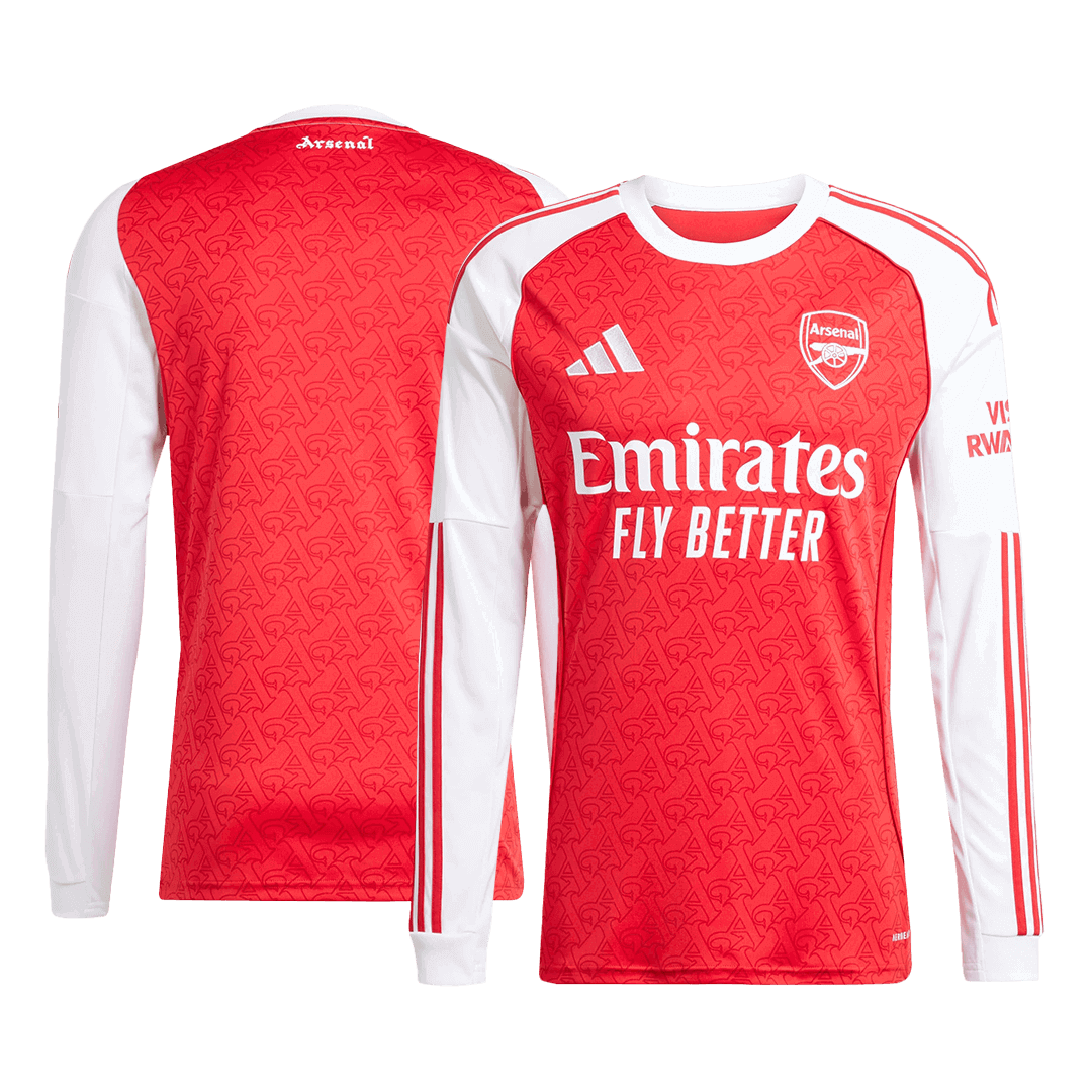 Arsenal Home Long Sleeve Jersey 2025/26 - gogoalshop
