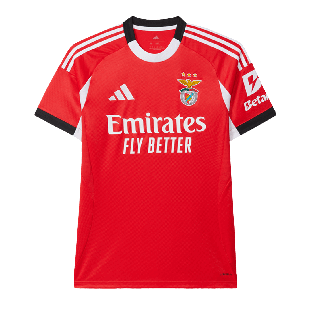 Benfica Home Soccer Jersey 2025/26 - gogoalshop