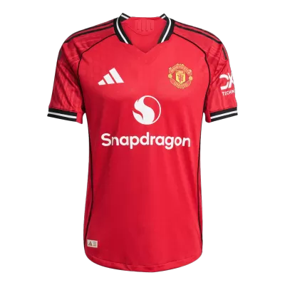 Manchester United Home Authentic Soccer Jersey 2025/26 - gogoalshop