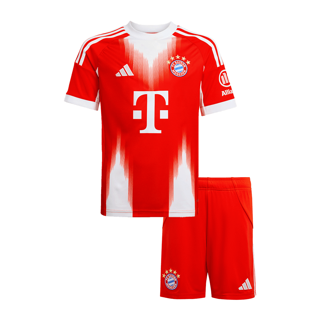 Bayern Munich Home Kids Soccer Jerseys Kit 2025/26 - gogoalshop