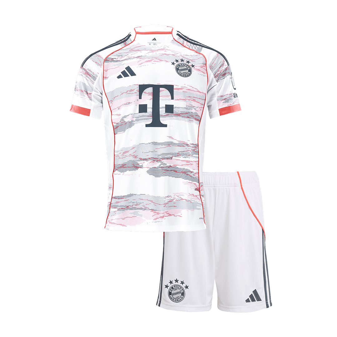Bayern Munich Away Kids Soccer Jerseys Kit 2025/26 - gogoalshop