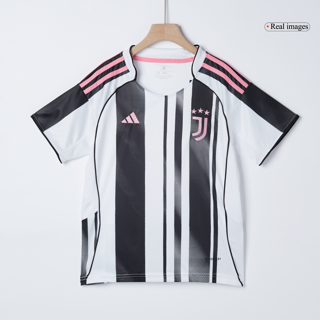 Juventus Home Kids Soccer Jerseys Full Kit 2025/26 - gogoalshop
