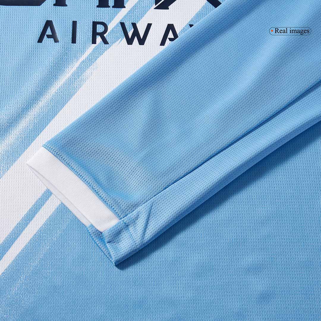 Manchester City Home Long Sleeve Jersey 2025/26 - gogoalshop