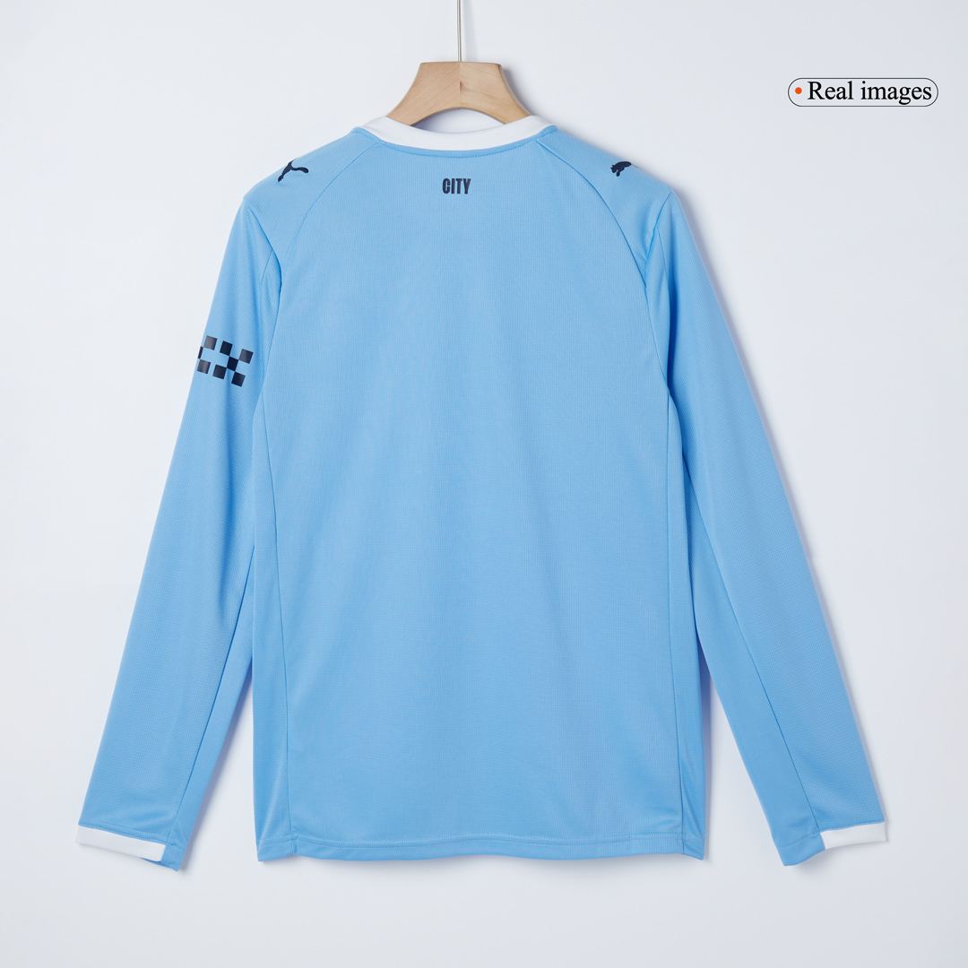 Manchester City Home Long Sleeve Jersey 2025/26 - gogoalshop