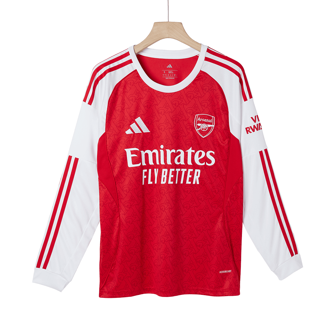 Arsenal Home Long Sleeve Jersey 2025/26 - gogoalshop