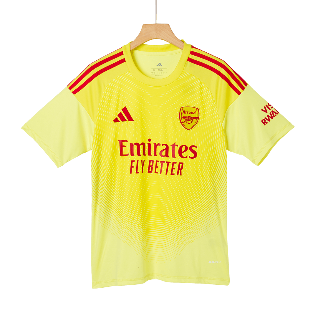 Arsenal Goalkeeper Soccer Jersey 2025/26 Yellow - gogoalshop