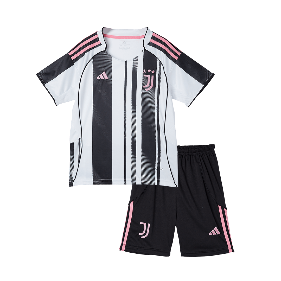 Juventus Home Kids Soccer Jerseys Kit 2025/26 - gogoalshop
