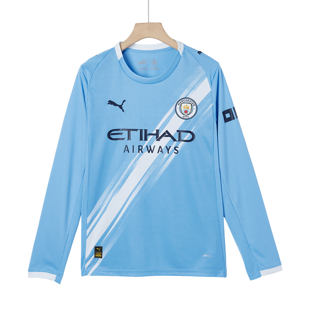 Manchester City Home Long Sleeve Jersey 2025/26 - gogoalshop