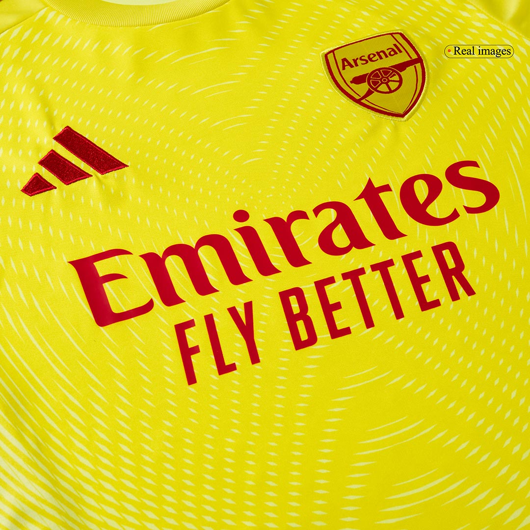 Arsenal Goalkeeper Soccer Jersey 2025/26 Yellow - gogoalshop