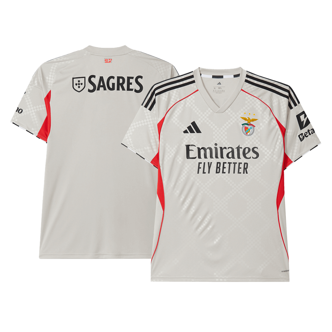 Benfica Away Soccer Jersey 2025/26 - Discount - gogoalshop