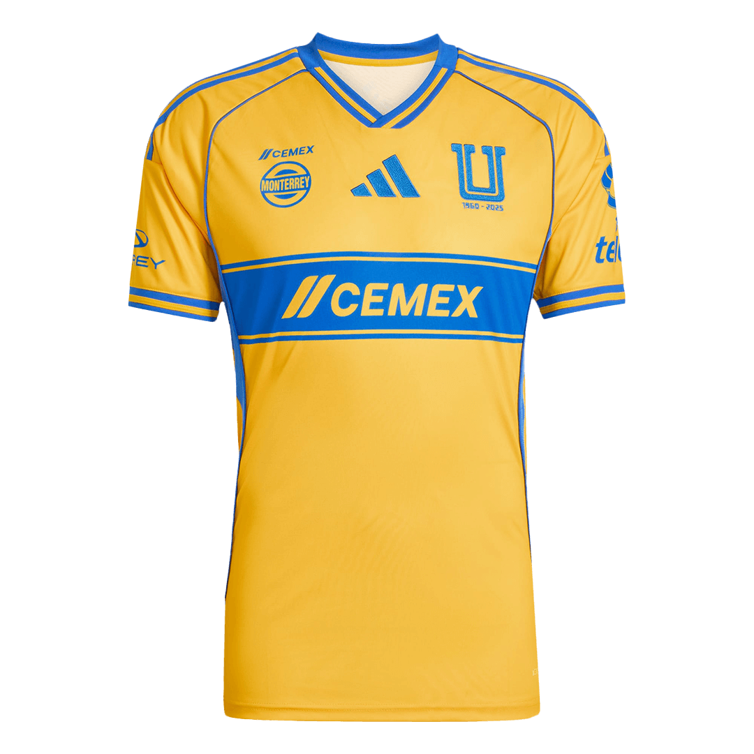 Tigres UANL Home Soccer Jersey 2025/26 - gogoalshop