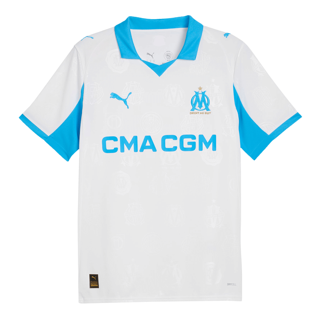 Marseille Home Soccer Jersey 2025/26 - gogoalshop