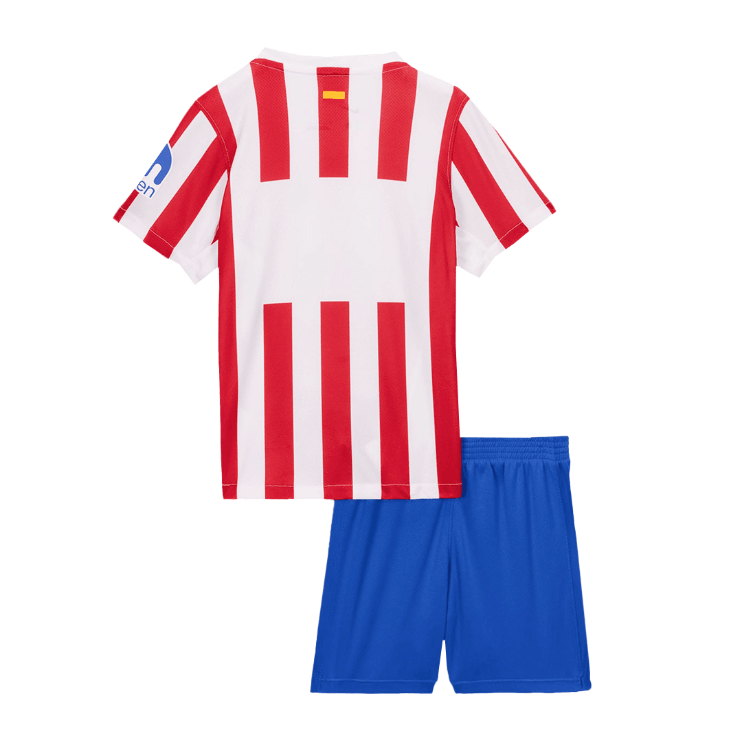 Atletico Madrid Home Kids Soccer Jerseys Kit 2025/26 - gogoalshop