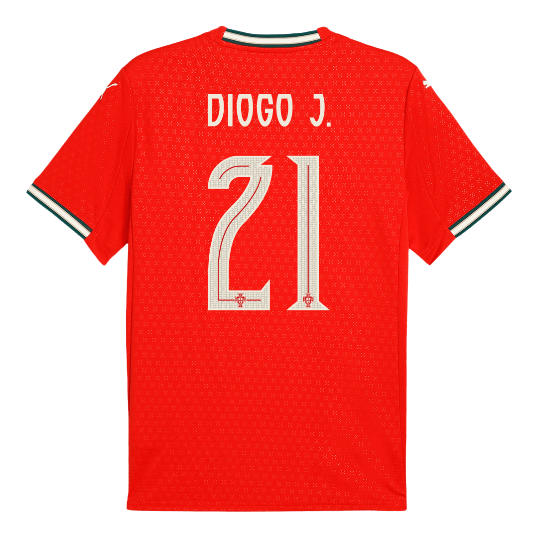 DIOGO J. #21 Portugal Home Soccer Jersey 2025 - gogoalshop