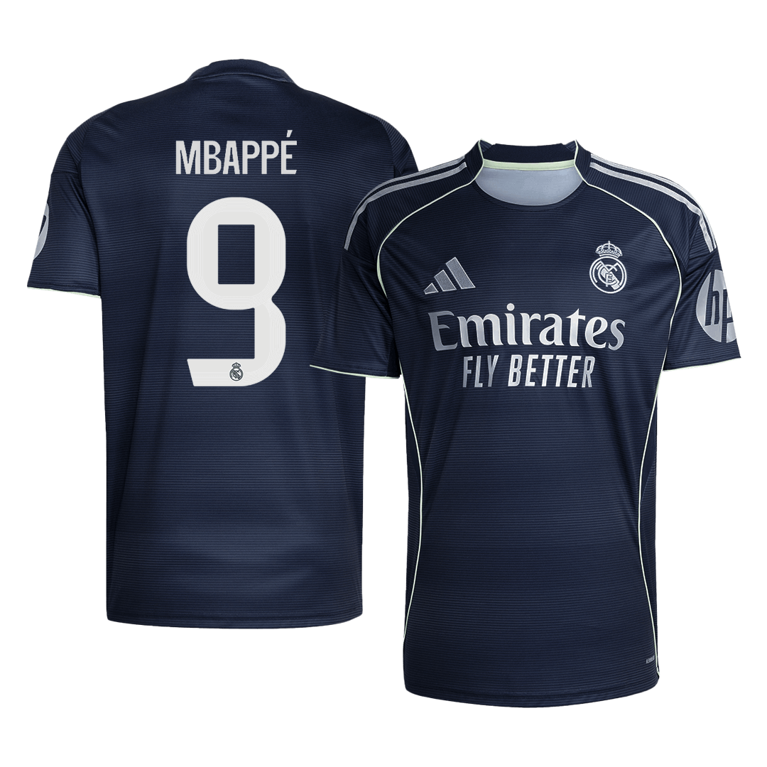 MBAPPÉ #9 Real Madrid Away Soccer Jersey 2025/26 - gogoalshop