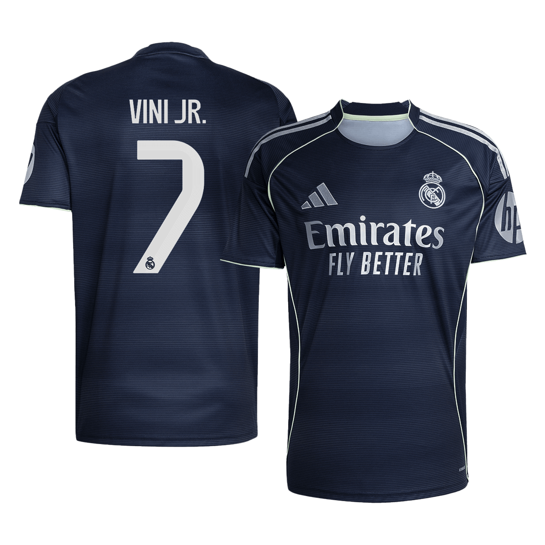 VINI JR. #7 Real Madrid Away Soccer Jersey 2025/26 - gogoalshop