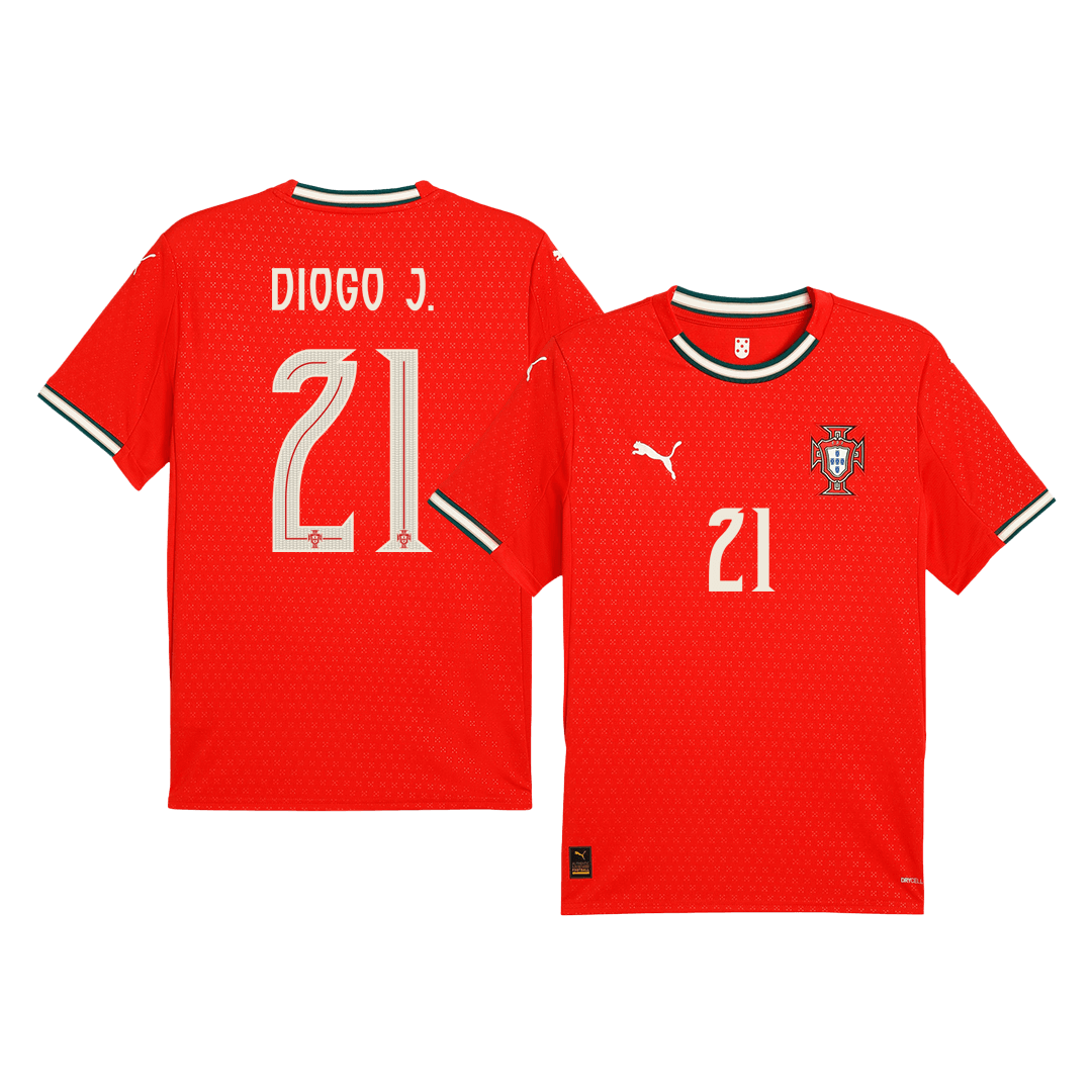 DIOGO J. #21 Portugal Home Soccer Jersey 2025 - gogoalshop