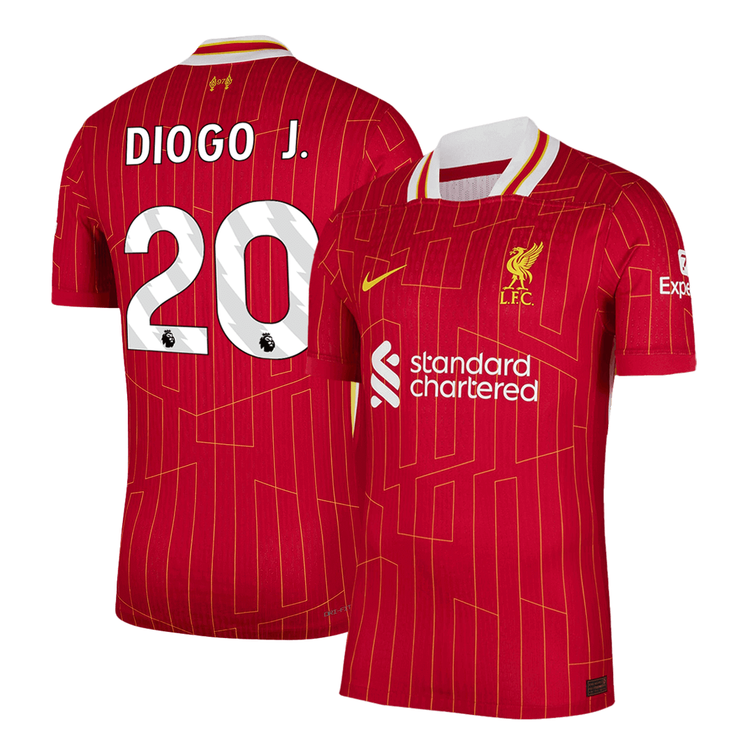DIOGO J. #20 Liverpool Home Player Version Jersey - gogoalshop