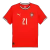DIOGO J. #21 Portugal Home Soccer Jersey 2025 - gogoalshop