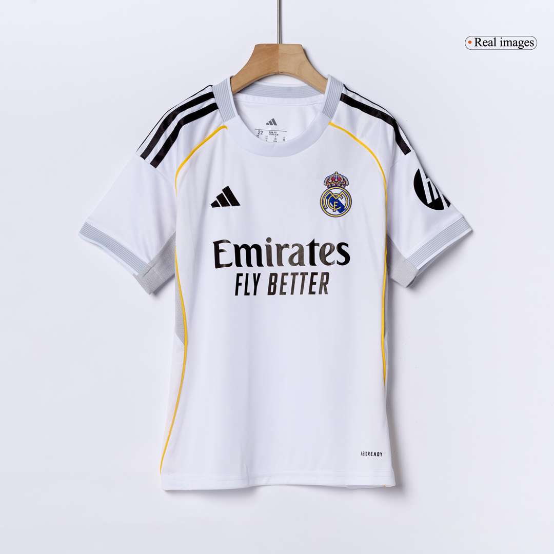 Real Madrid Home Kids Soccer Jerseys Kit 2025/26 - gogoalshop