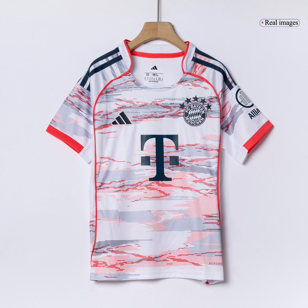 Bayern Munich Away Kids Soccer Jerseys Kit 2025/26 - gogoalshop