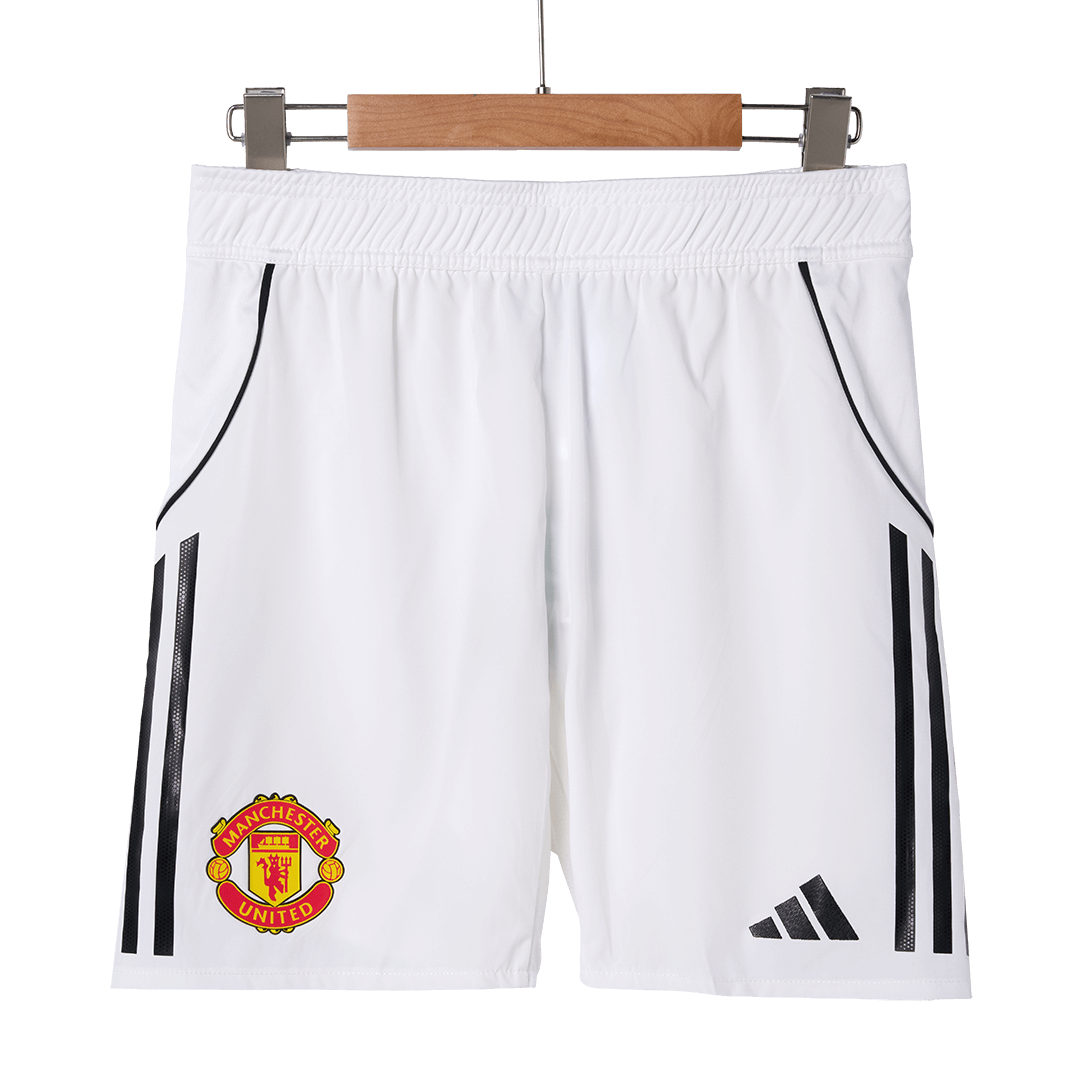 Manchester United Home Player Version Soccer Shorts 2025/26 - gogoalshop