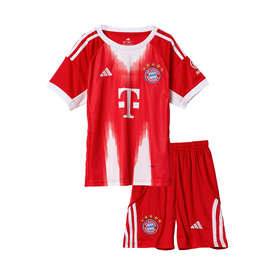 Bayern Munich Home Kids Soccer Jerseys Kit 2025/26 - gogoalshop