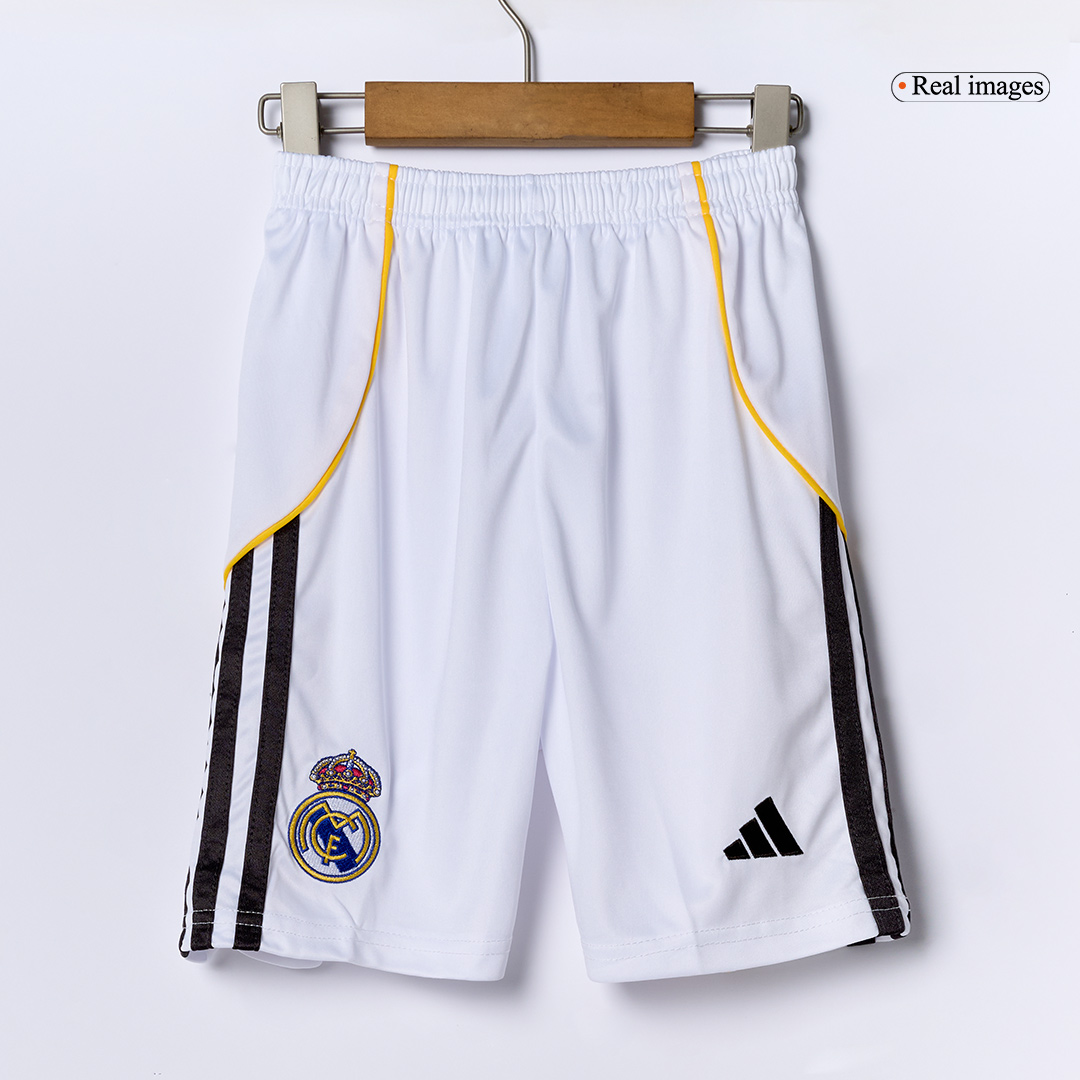 Real Madrid Home Kids Soccer Jerseys Kit 2025/26 - gogoalshop