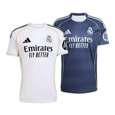 Real Madrid Home Jersey 2025/26 & Real Madrid Away Jersey 2025/26 - gogoalshop