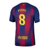 PEDRI #8 Barcelona Home Authentic Soccer Jersey 2025/26 - gogoalshop