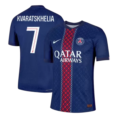 KVARATSKHELIA #7 PSG Home Authentic Soccer Jersey 2025/26 - gogoalshop