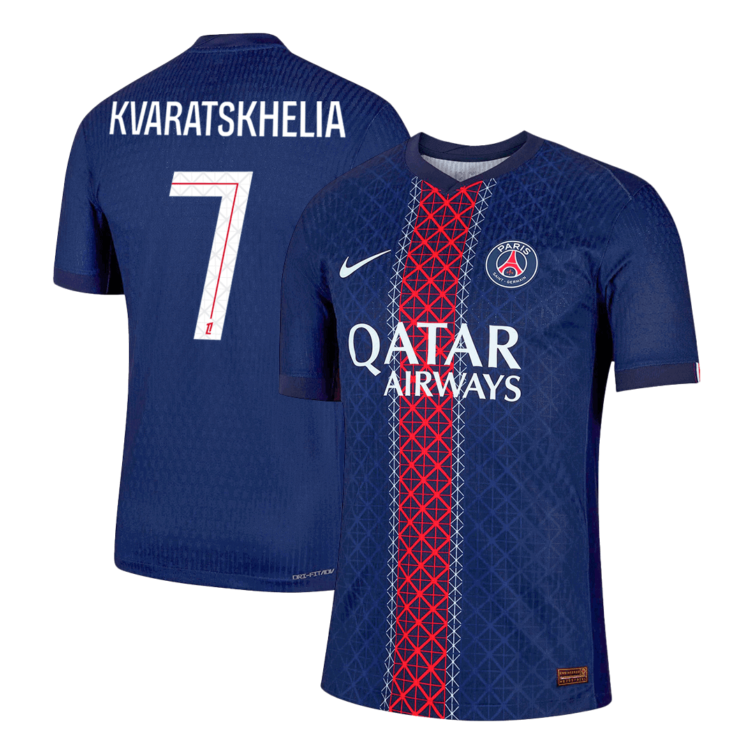 KVARATSKHELIA #7 PSG Home Player Version Jersey 2025/26 - gogoalshop