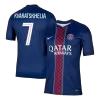 KVARATSKHELIA #7 PSG Home Soccer Jersey 2025/26 - gogoalshop
