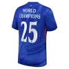 WORLD CHAMPIONS #25 Chelsea Home Soccer Jersey 2025/26 with chest badge - gogoalshop