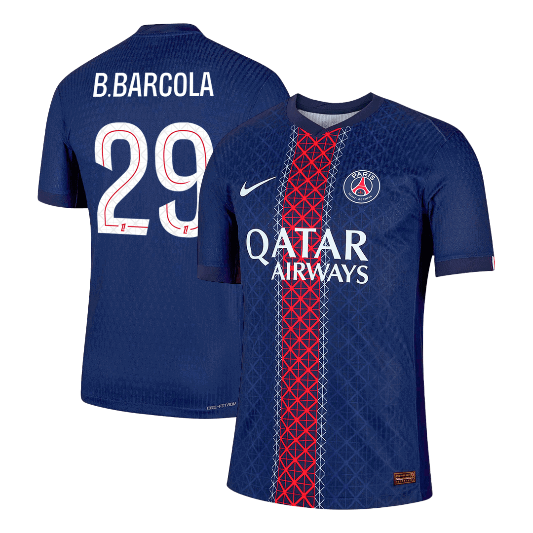 B.BARCOLA #29 PSG Home Player Version Jersey 2025/26 - gogoalshop