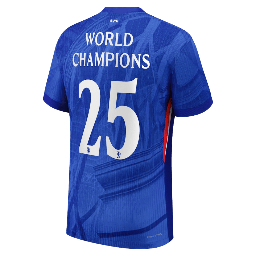 WORLD CHAMPIONS #25 Chelsea Home Player Version Jersey 2025/26 - gogoalshop