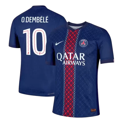O.DEMBÉLÉ #10 PSG Home Authentic Soccer Jersey 2025/26 - gogoalshop