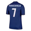 KVARATSKHELIA #7 PSG Home Authentic Soccer Jersey 2025/26 - gogoalshop