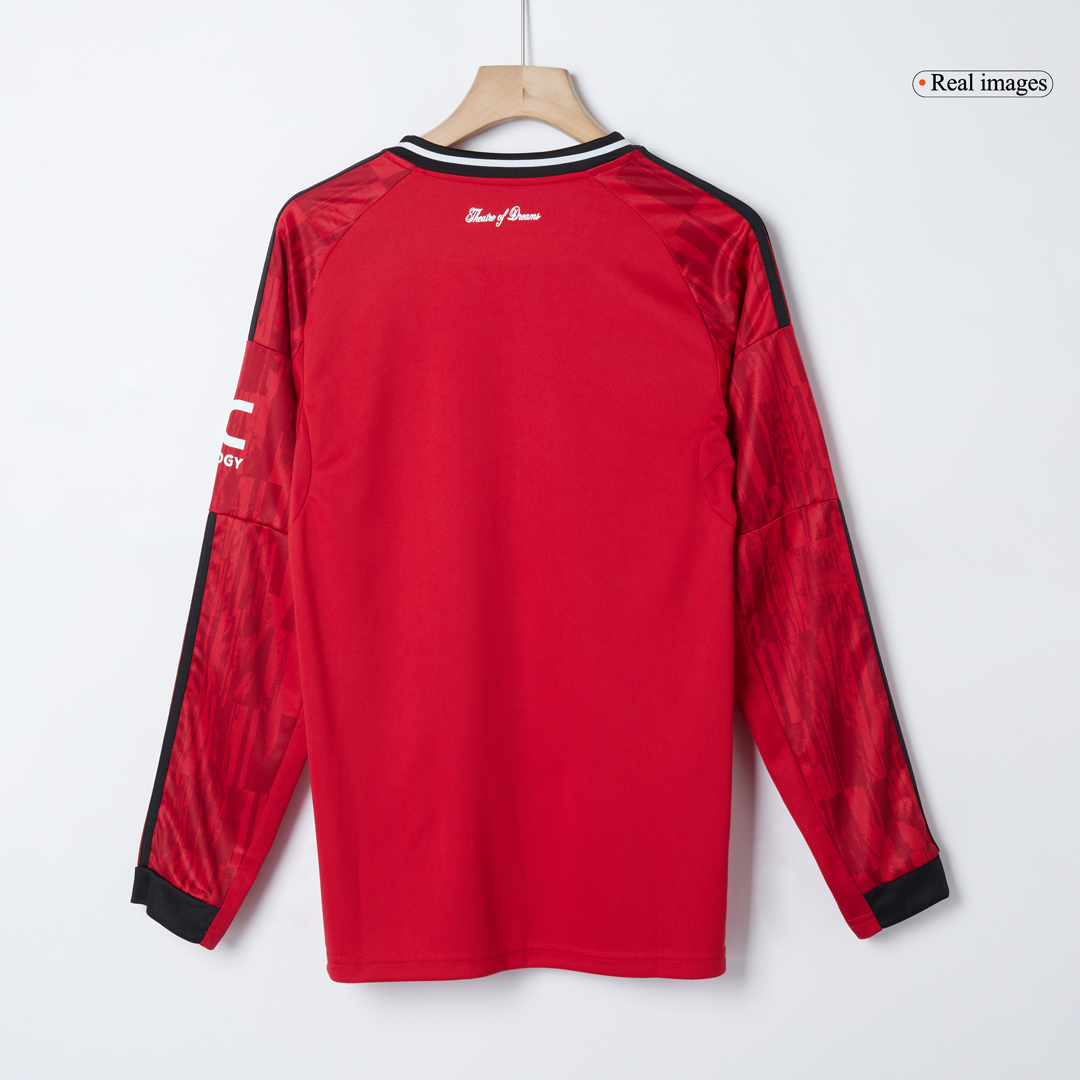 Manchester United Home Long Sleeve Jersey 2025/26 - gogoalshop