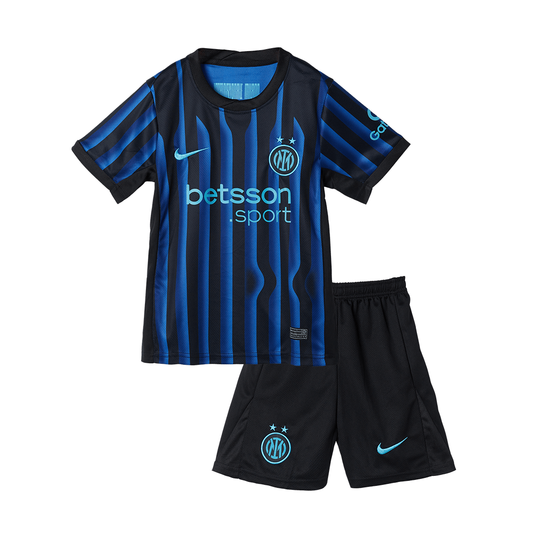 Inter Milan Home Kids Soccer Jerseys Kit 2025/26 - gogoalshop