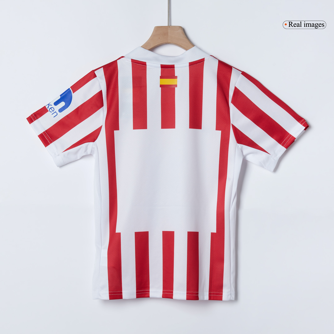 Atletico Madrid Home Kids Soccer Jerseys Full Kit 2025/26 - gogoalshop