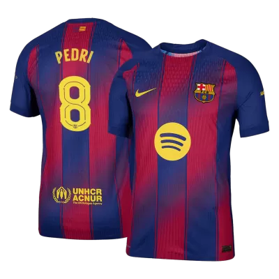 PEDRI #8 Barcelona Home Authentic Soccer Jersey 2025/26 - UCL - gogoalshop
