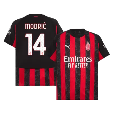 MODRIĆ #14 AC Milan Home Soccer Jersey 2025/26 - gogoalshop