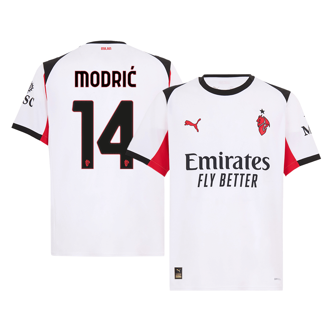 MODRIĆ #14 AC Milan Away Soccer Jersey 2025/26 - gogoalshop