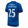 WORLD CHAMPIONS #25 Chelsea Home Soccer Jersey 2025/26 with chest badge - gogoalshop