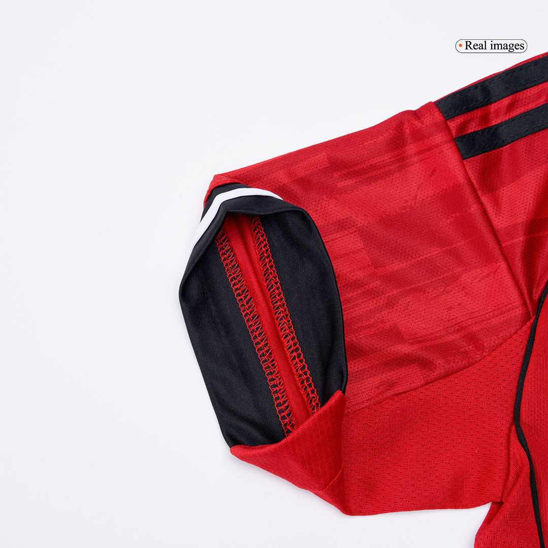 Manchester United Home Kids Soccer Jerseys Full Kit 2025/26 - gogoalshop