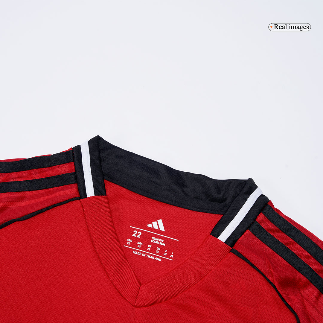 Manchester United Home Kids Soccer Jerseys Full Kit 2025/26 - gogoalshop